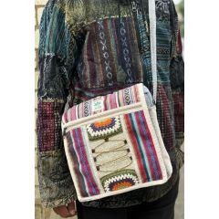 crochet detail small bag